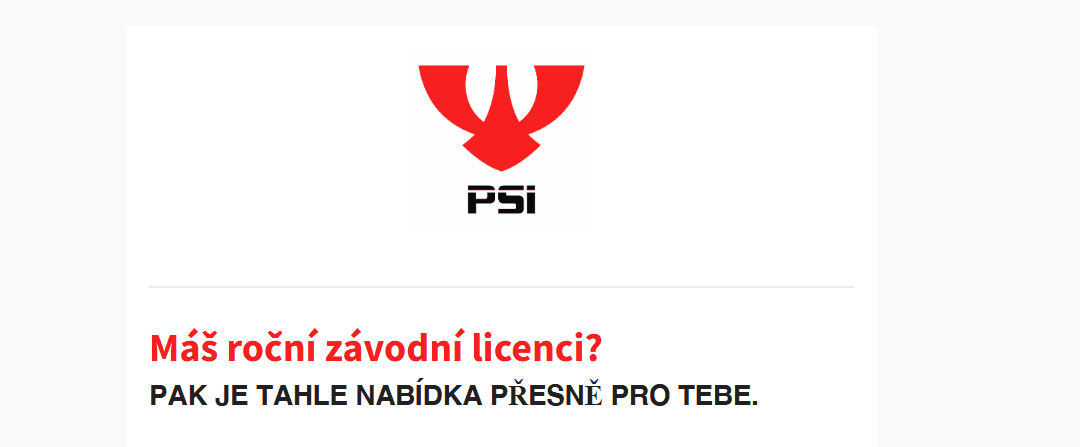 PSÍ HUBÍK – Speciální akce pro držitele závodní licence